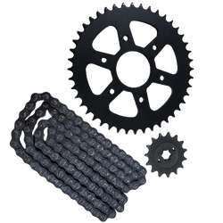 BAJAJ - DİŞLİ ZİNCİR SETİ N250 F250 A BAJAJ - DİŞLİ ZİNCİR SETİ N250 F250 A