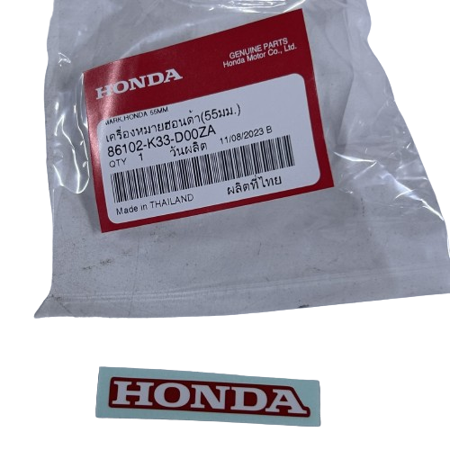 ETİKET HONDA 5,5CM A ZA